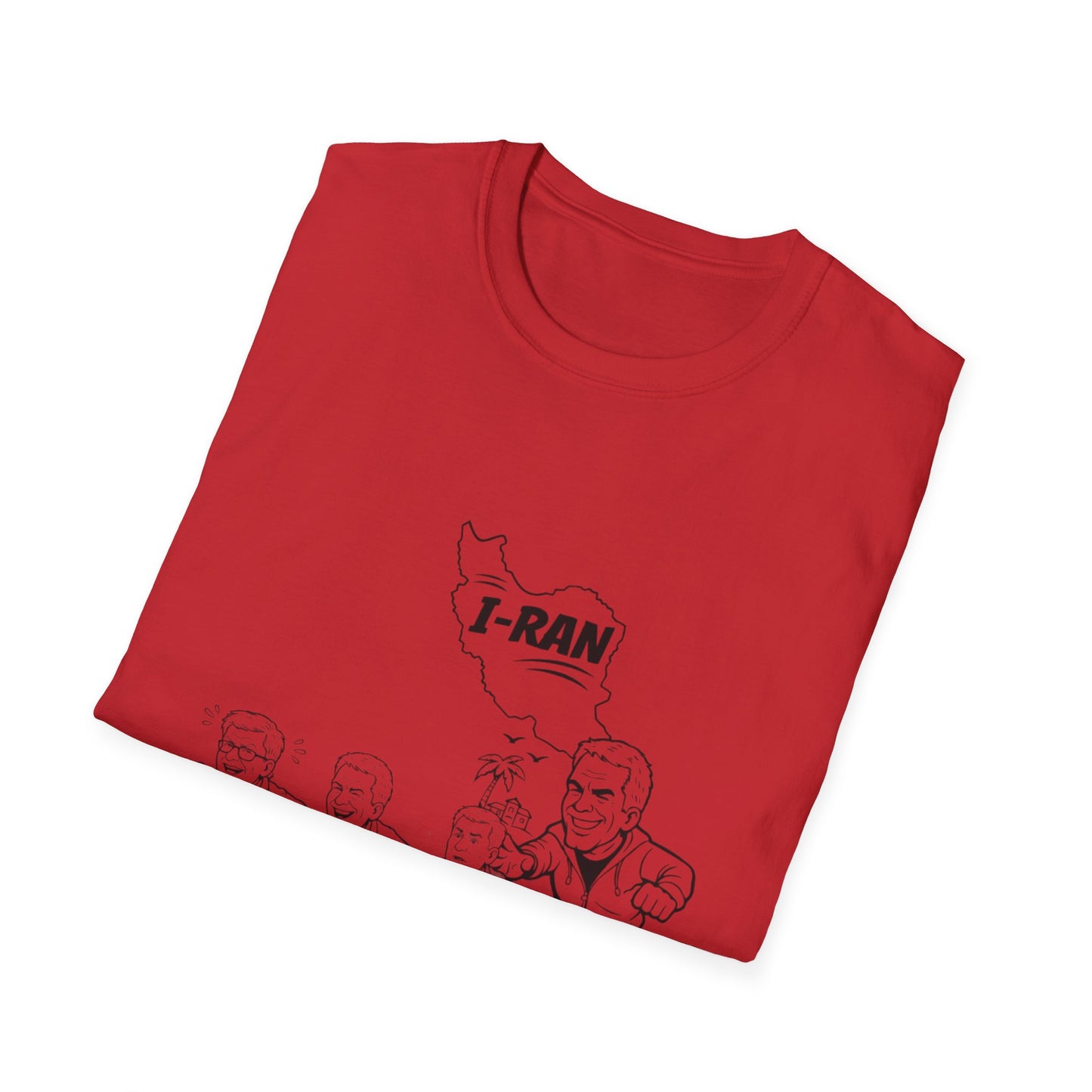 Political Satire Tee (I-Ran Design) Gates, Clinton,. Andrew