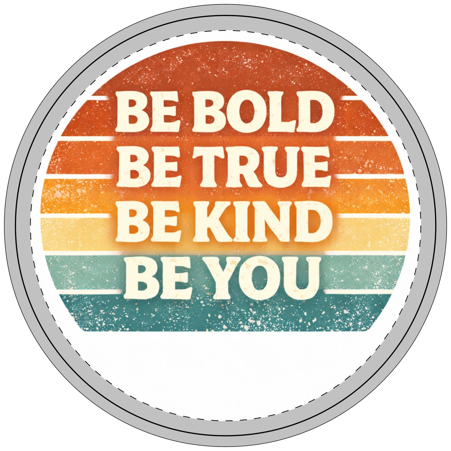 Retractable Leash — "Be Bold Be True Be Kind Be You" Retro Pet Leash