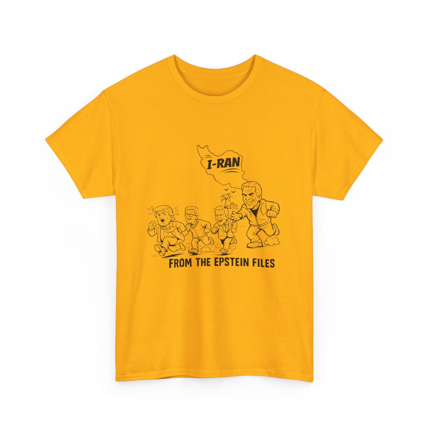 I-Ran From the Epstein Files T-Shirt - Trump, Gates, Clinton