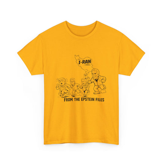 I-Ran From the Epstein Files T-Shirt - Trump, Gates, Clinton