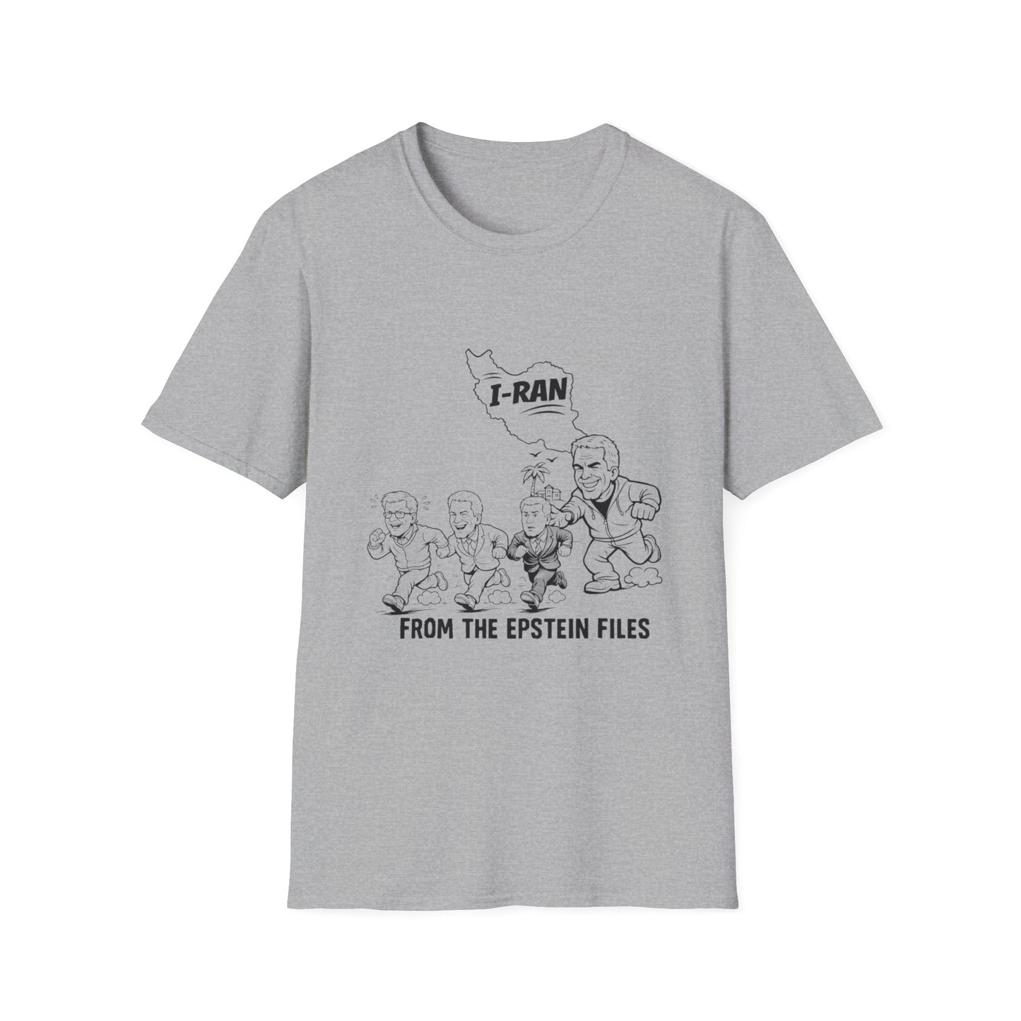 Political Satire Tee (I-Ran Design) Gates, Clinton,. Andrew