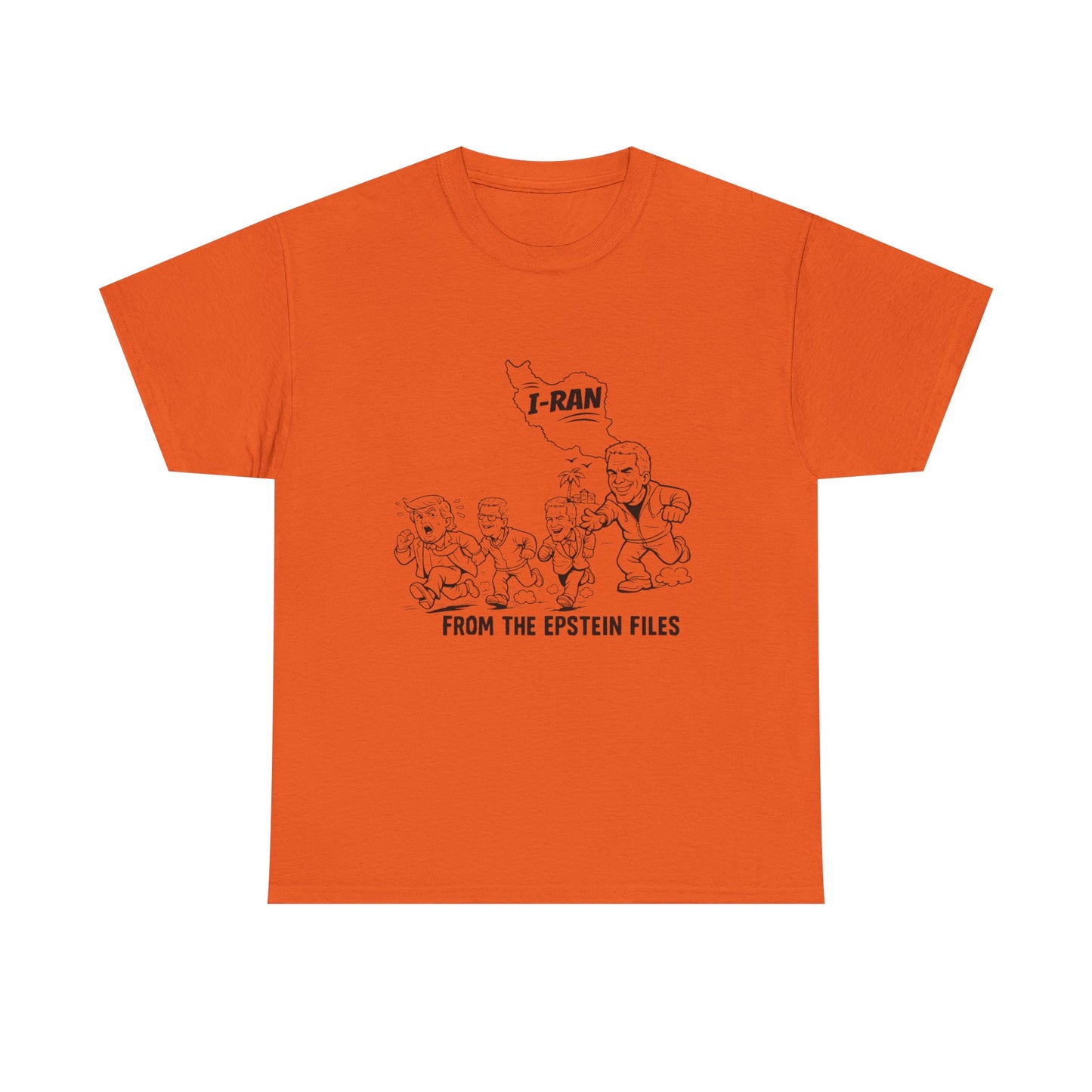 I-Ran From the Epstein Files T-Shirt - Trump, Gates, Clinton
