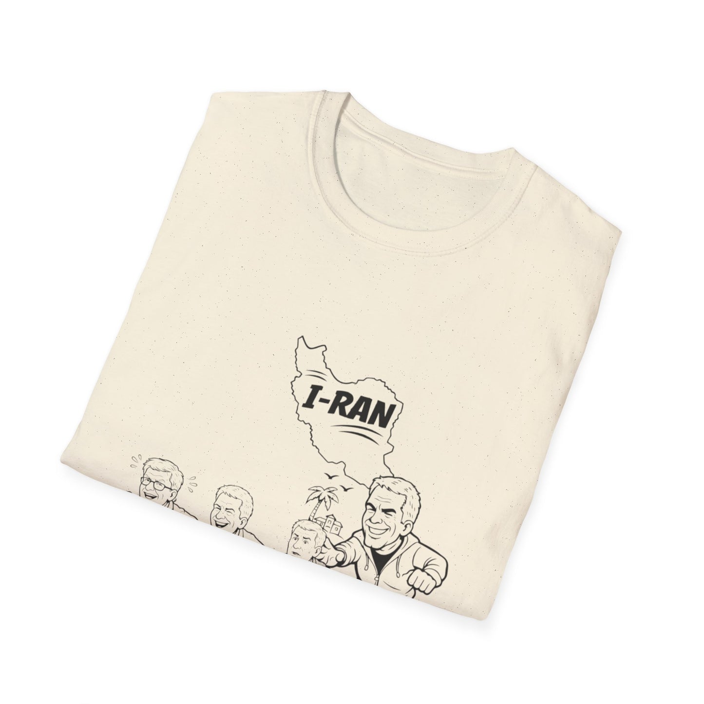 Political Satire Tee (I-Ran Design) Gates, Clinton,. Andrew