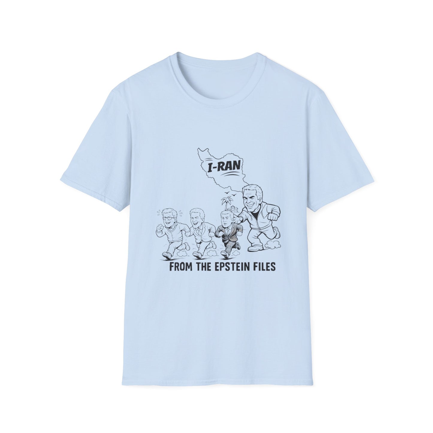 Political Satire Tee (I-Ran Design) Gates, Clinton,. Andrew