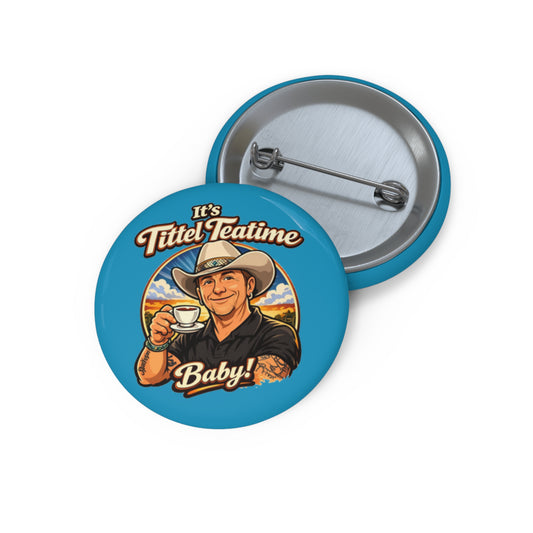 Teatime Enamel Pin Button