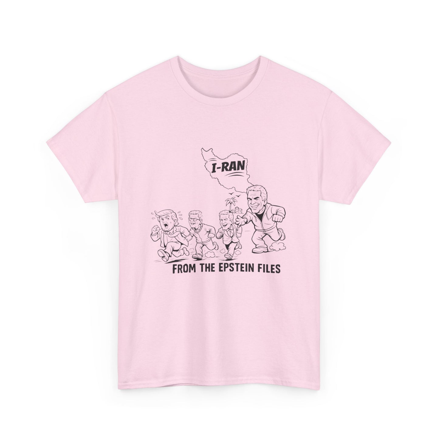 I-Ran From the Epstein Files T-Shirt - Trump, Gates, Clinton