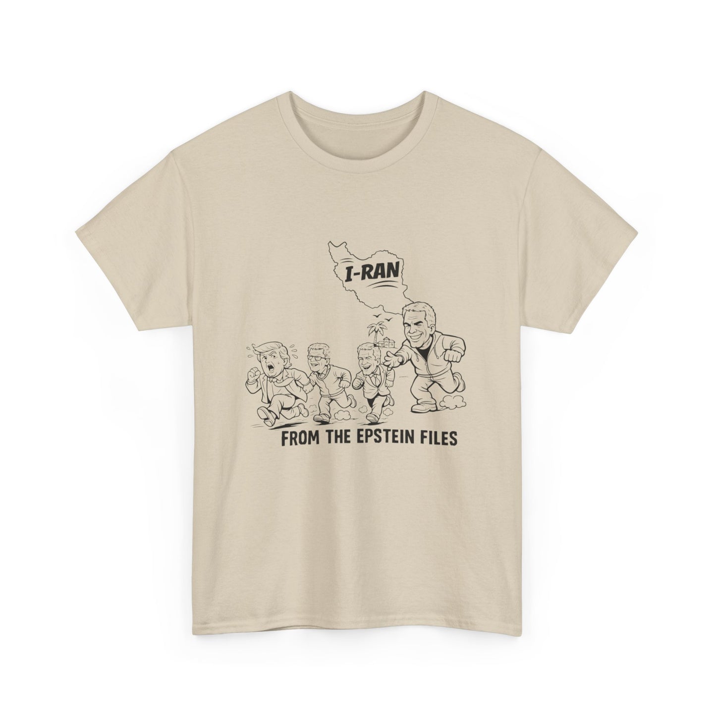 I-Ran From the Epstein Files T-Shirt - Trump, Gates, Clinton