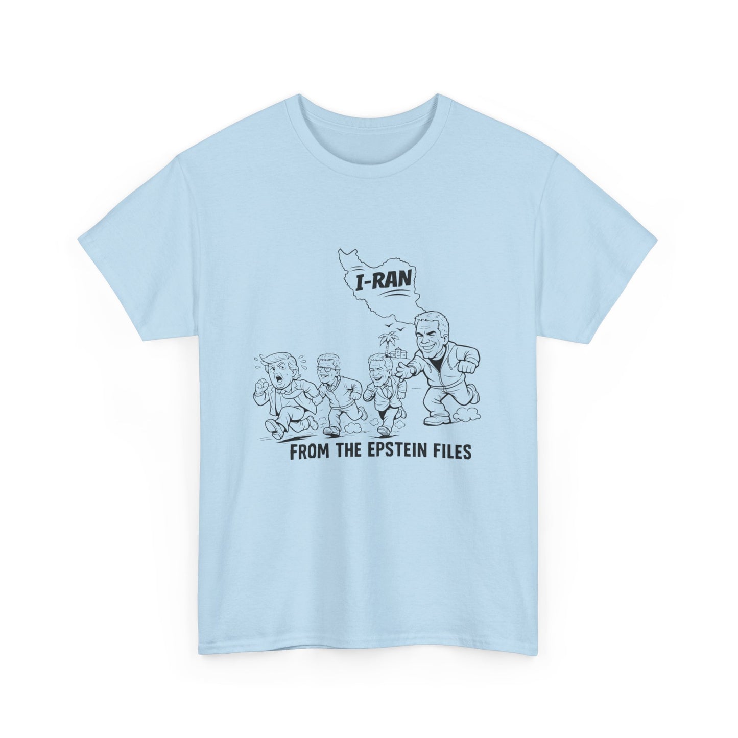 I-Ran From the Epstein Files T-Shirt - Trump, Gates, Clinton