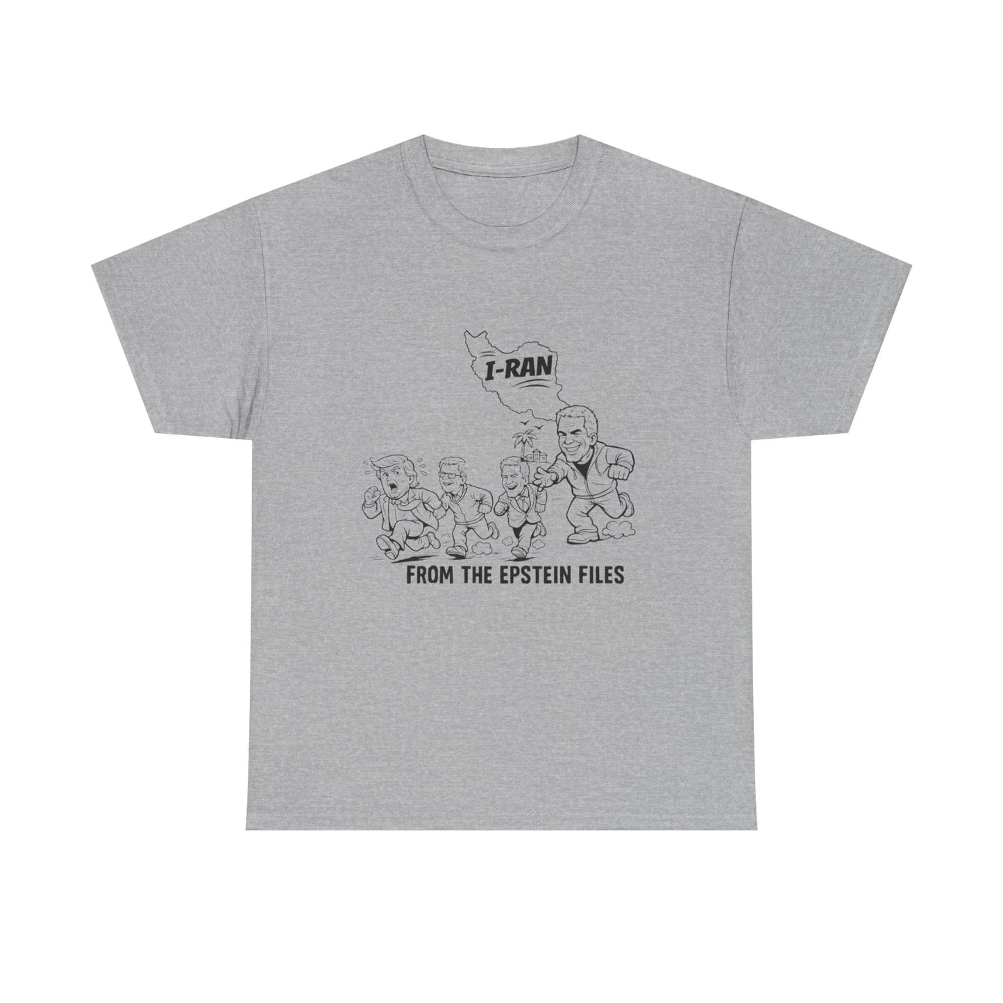 I-Ran From the Epstein Files T-Shirt - Trump, Gates, Clinton
