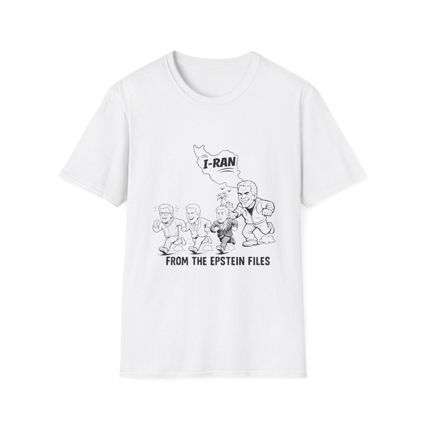 Political Satire Tee (I-Ran Design) Gates, Clinton,. Andrew