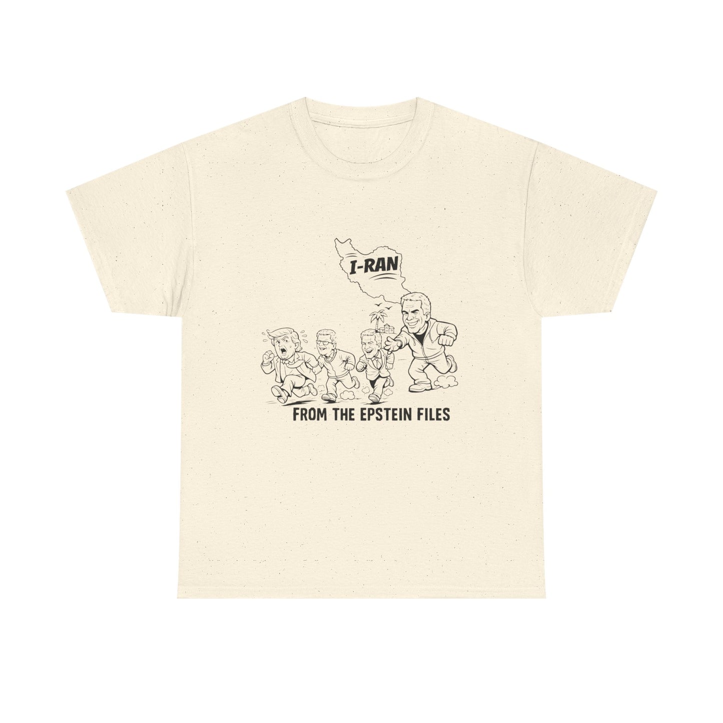 I-Ran From the Epstein Files T-Shirt - Trump, Gates, Clinton