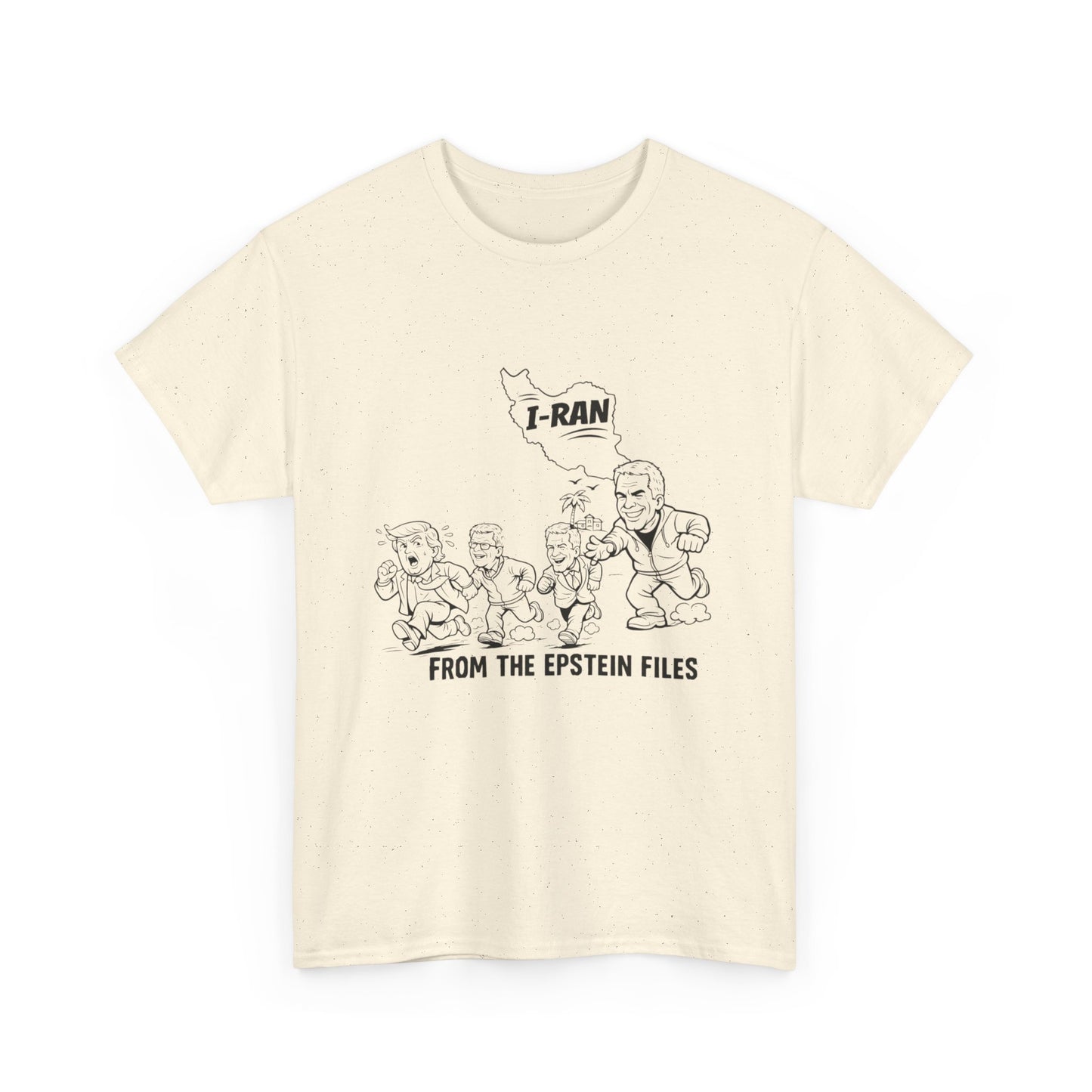 I-Ran From the Epstein Files T-Shirt - Trump, Gates, Clinton