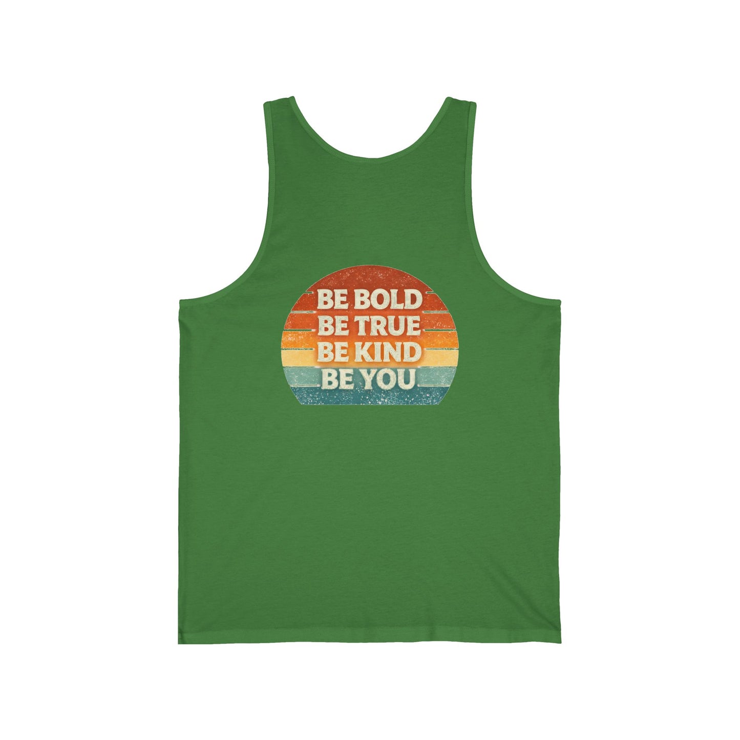 Retro 'Be Bold, Be True, Be Kind, Be You' Tank Top — Vintage Inspirational Graphic Tank
