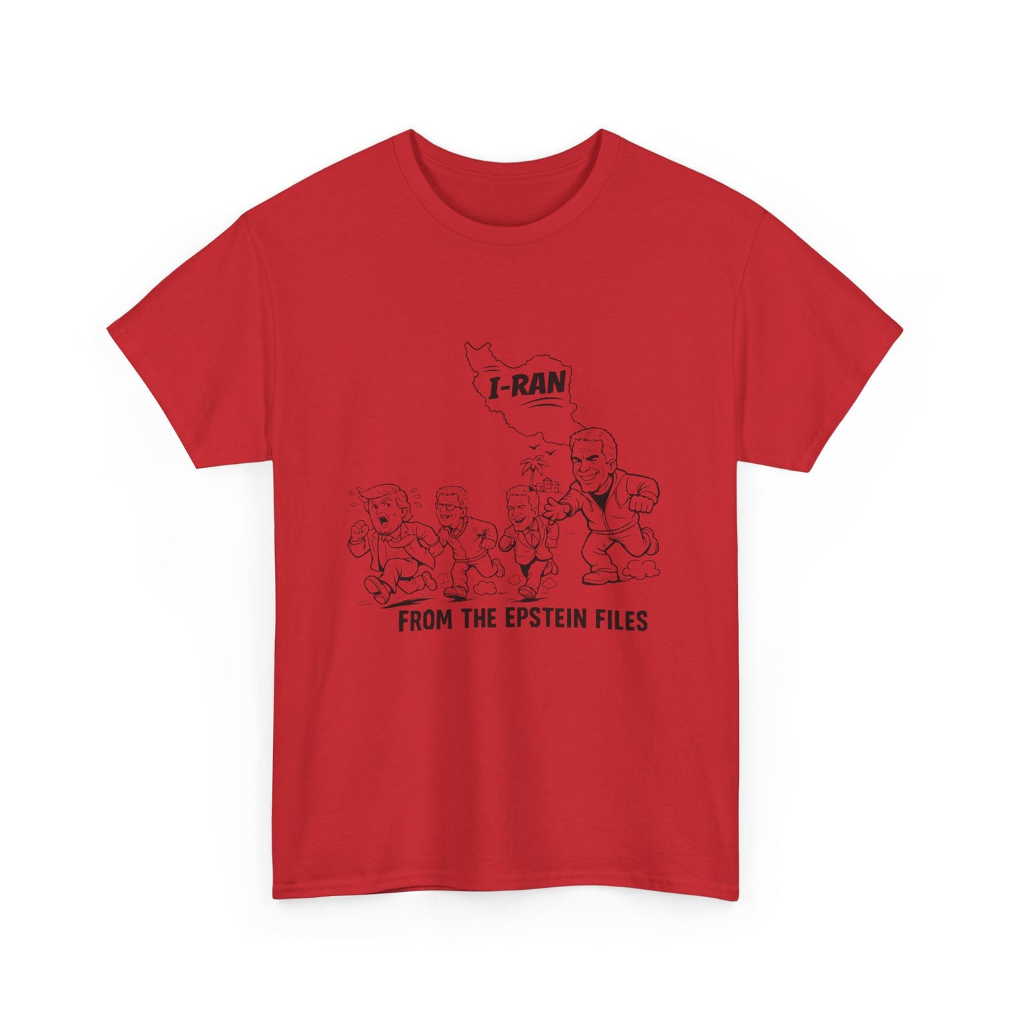I-Ran From the Epstein Files T-Shirt - Trump, Gates, Clinton