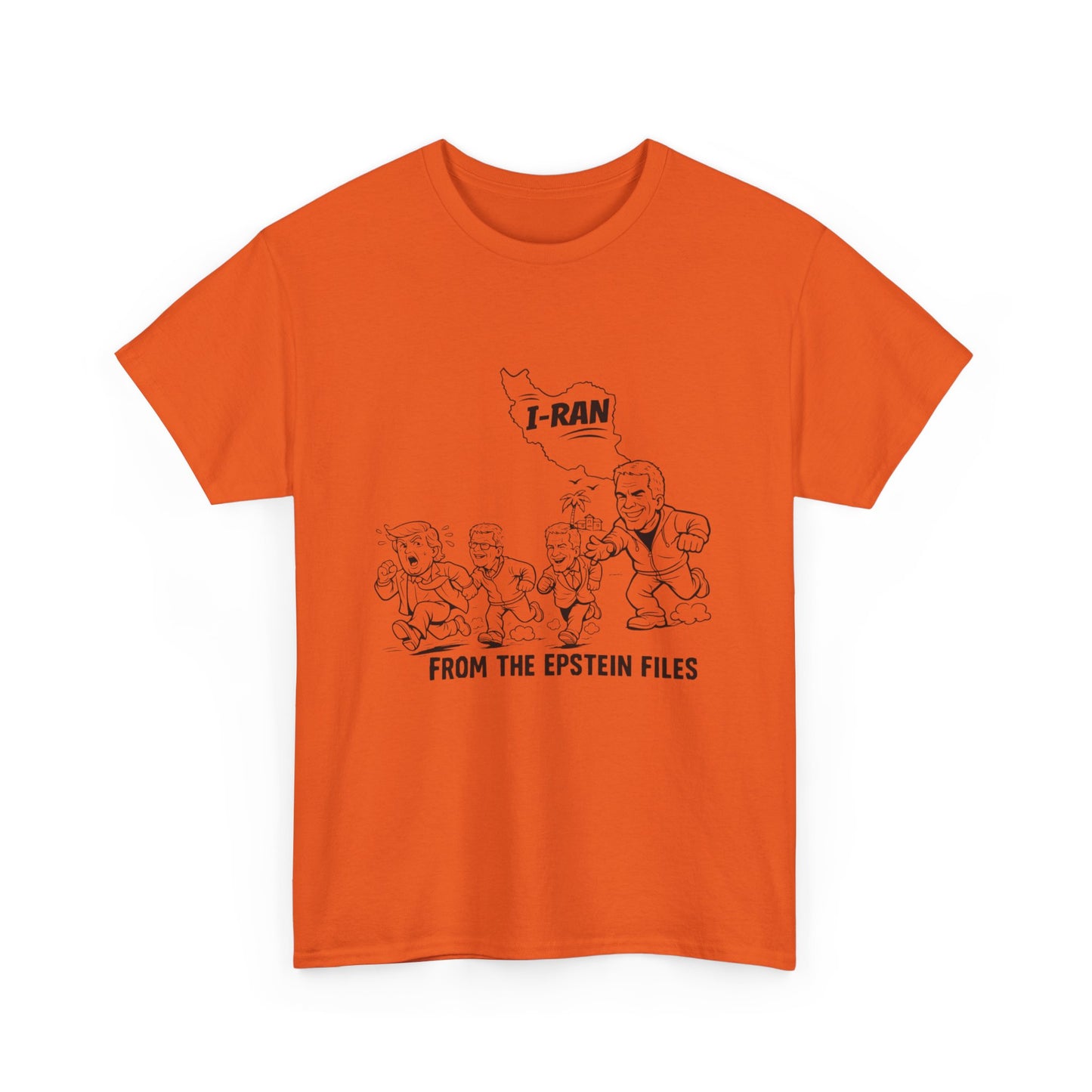 I-Ran From the Epstein Files T-Shirt - Trump, Gates, Clinton