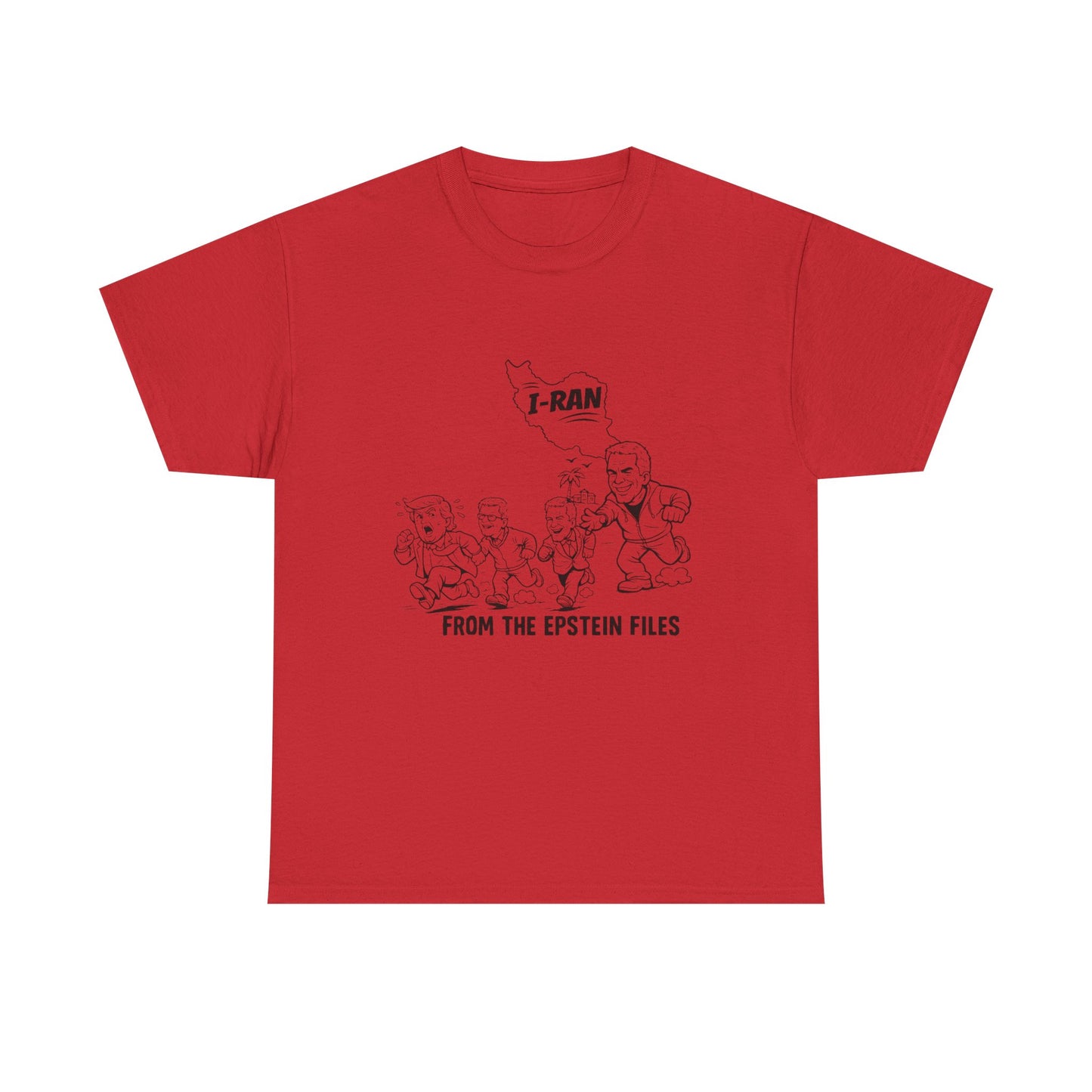 I-Ran From the Epstein Files T-Shirt - Trump, Gates, Clinton