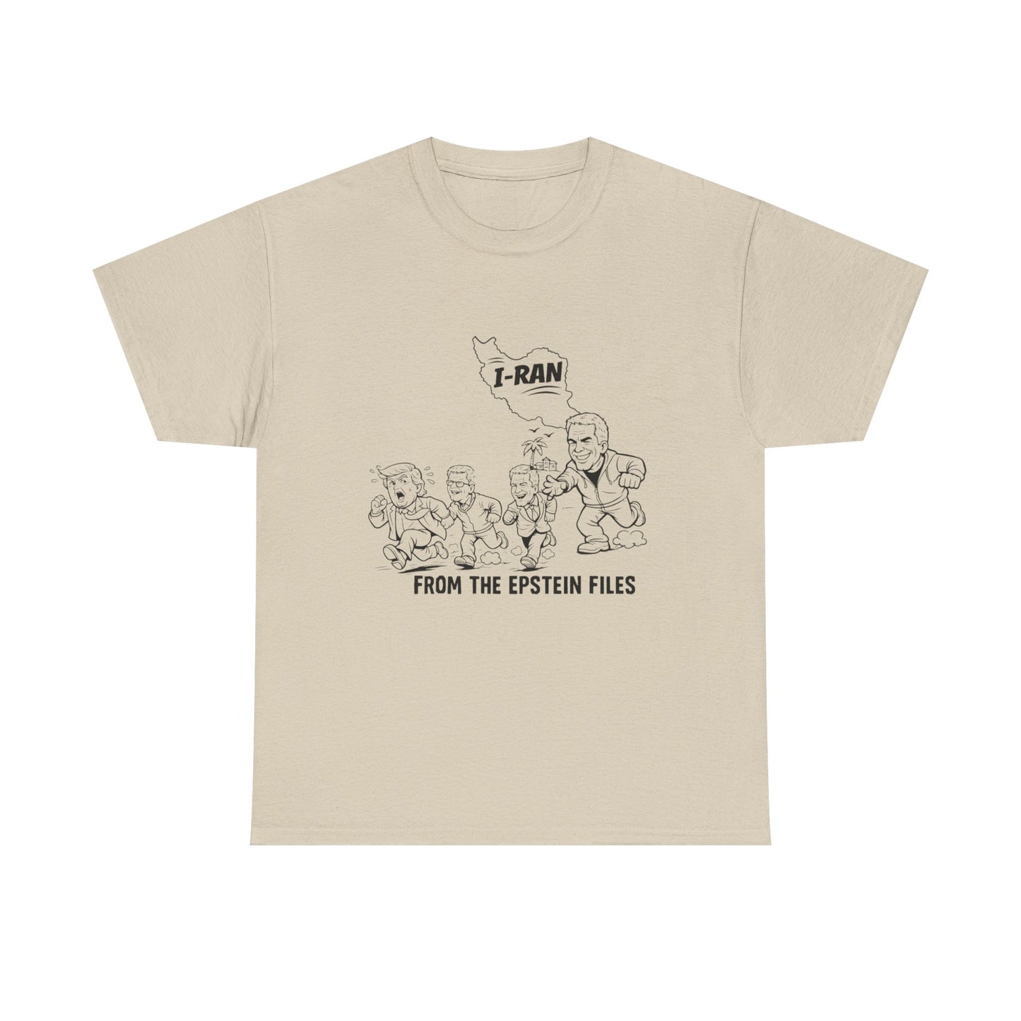 I-Ran From the Epstein Files T-Shirt - Trump, Gates, Clinton