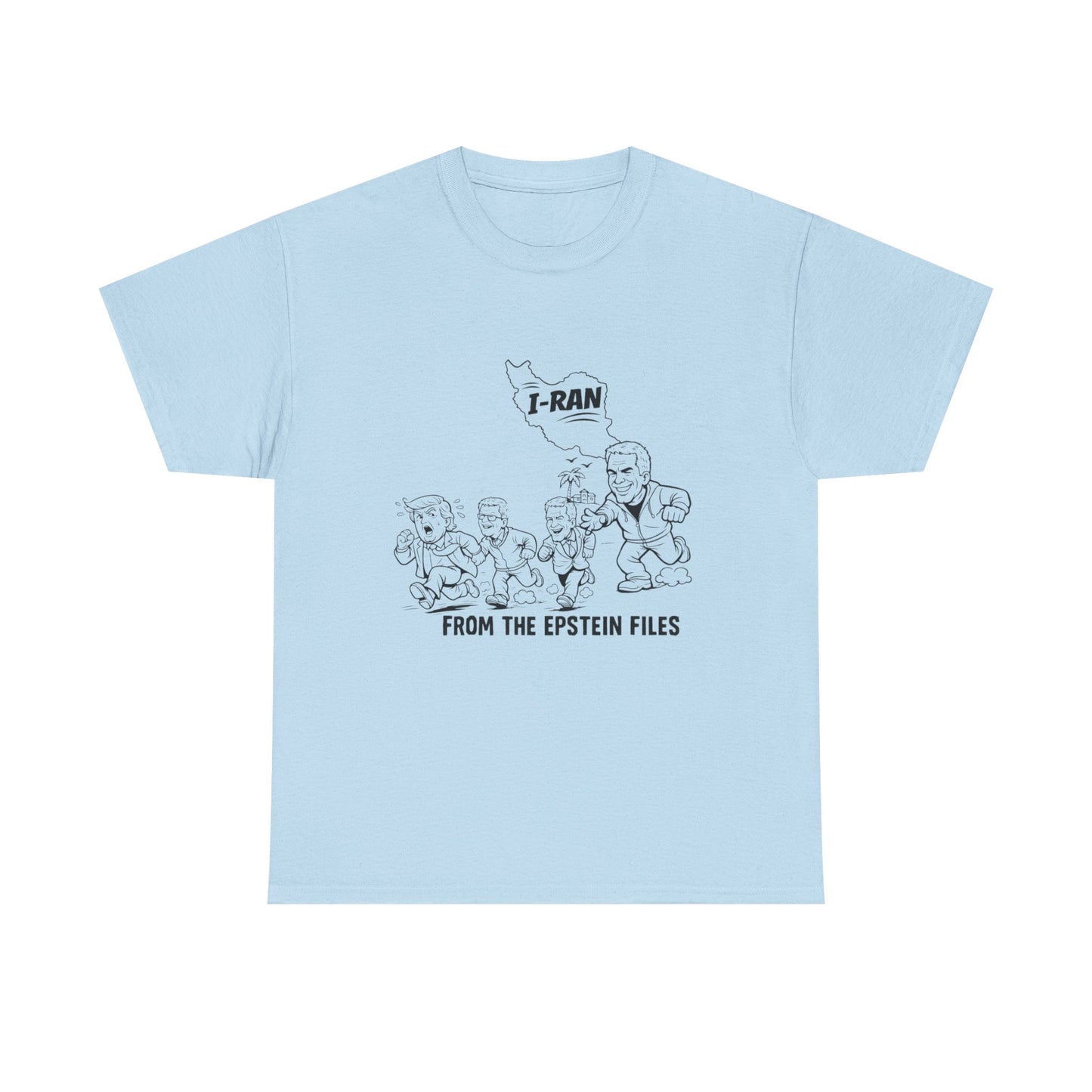 I-Ran From the Epstein Files T-Shirt - Trump, Gates, Clinton
