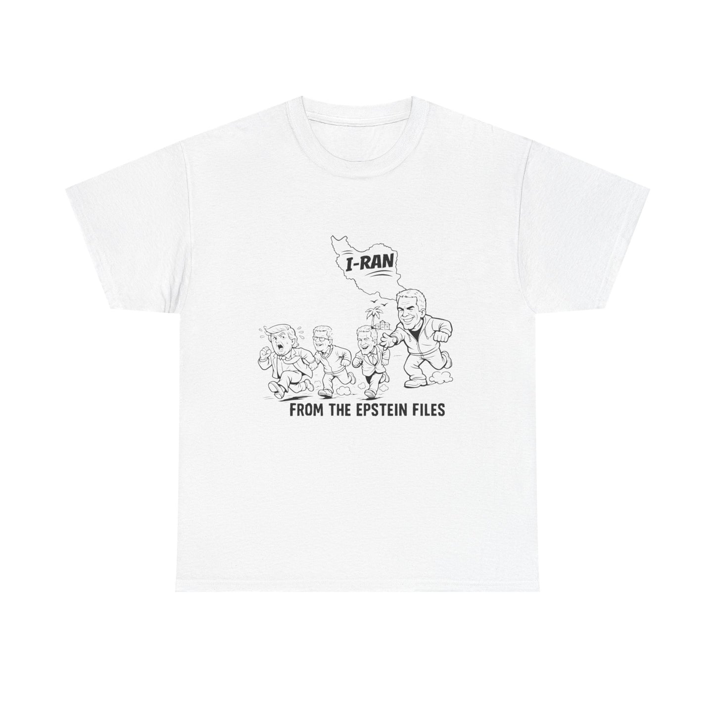 I-Ran From the Epstein Files T-Shirt - Trump, Gates, Clinton