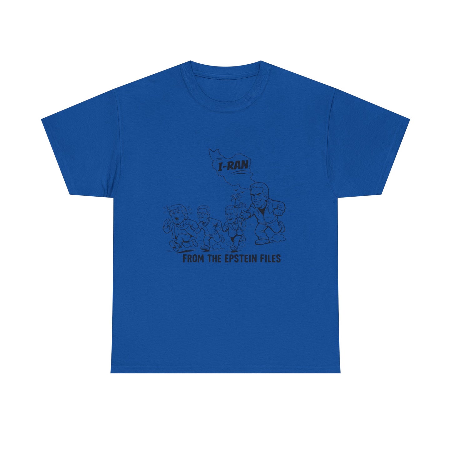 I-Ran From the Epstein Files T-Shirt - Trump, Gates, Clinton
