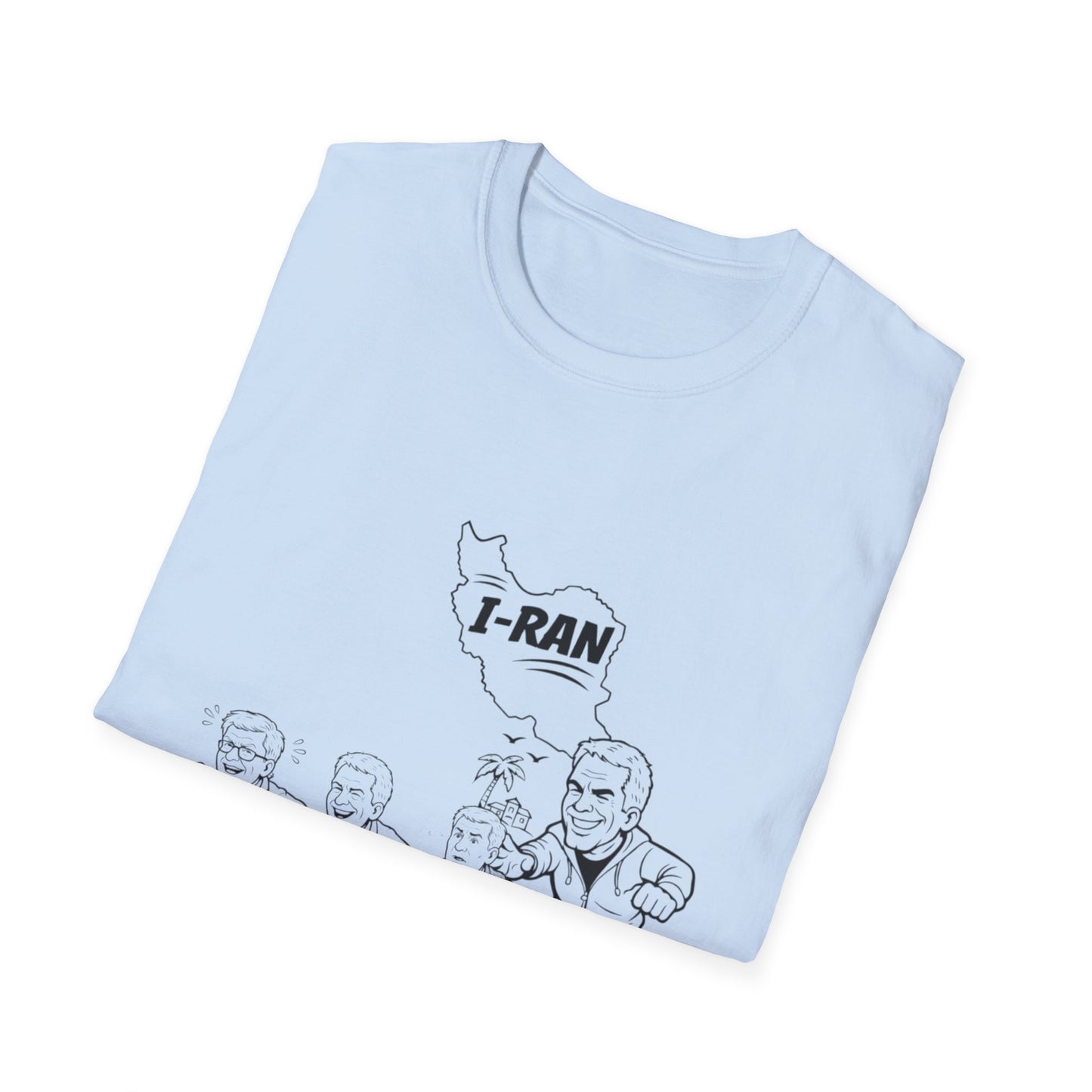 Political Satire Tee (I-Ran Design) Gates, Clinton,. Andrew
