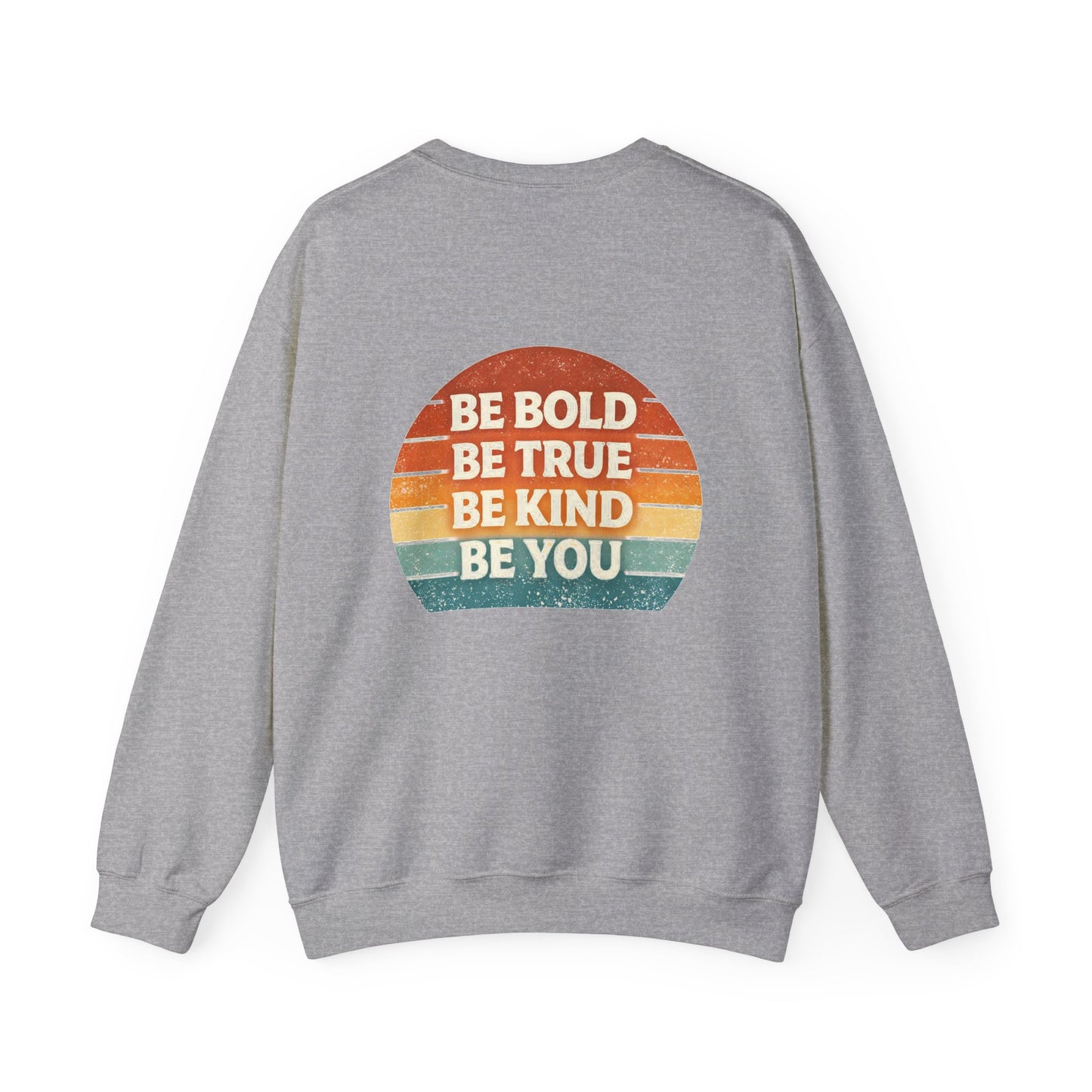 Sweatshirt – "It’s Tittel Teatime Baby!" Retro Cowboy Crewneck (Back: Be Bold, Be True, Be Kind, Be You)